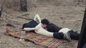 ”Roadtrip hoe gets shaft, piss & booty”