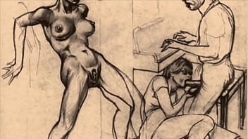 vintage erotic drawings