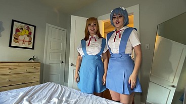Cosplay Threesome W/ Emma Magnolia