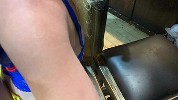 Hot girls fucking with strapless dildo while we jerk off