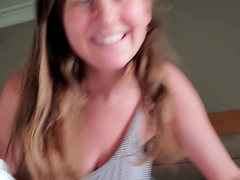 Chubby Brunette Big Boobs Dildo Masturbation