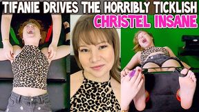 TIFANIE DRIVES THE HORRIBLY TICKLISH CHRISTEL INSANE - HD WMV