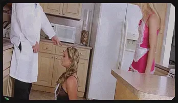 Barely Legal Blonde & Stepmom Threesome Fantasy