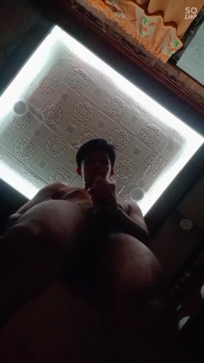 Pinoy Boy Shows Hos Massive Cock and Cum for You