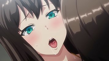 Busty cartoon slut, Yarichin Kateikyoushi is having wild sex and moaning from pleasure while cumming