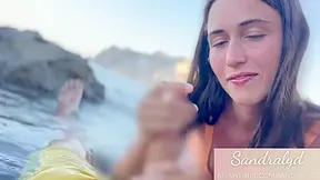 I Drink Your Cumshot In A Crystal Cup In The Sea