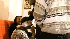French MILF gangbanged by multiple hard schlongs