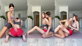 lesbian yoga with naty evans