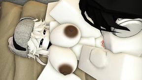 She is selling her body for Robux - Roblox 3D Porn Cartoon