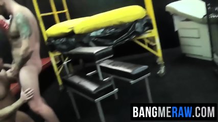 Big bald bears having a fuck session in a kinky dungeon