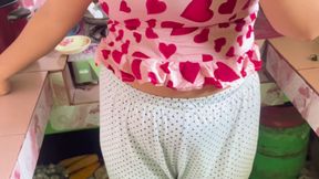 My housemaid is so hot.