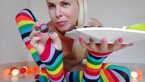 Food Play, Pussy Stuffing and Gushing