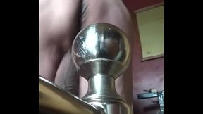 bed post insertion part 1 with 6 wankers voting me down on my videos