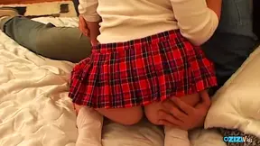 Cosplay babe gets her big ass eaten out while dressed up