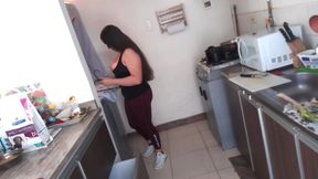 My Whore Stepsister Turns Me on Showing Me Her Tits and Her Huge Cameltoe
