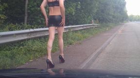 Outdoor Crossdresser Fun