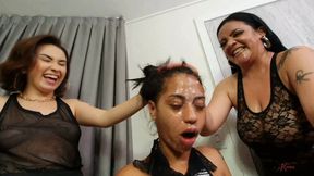 TSUNAMY OF SALIVA IN THE FACE OF THE DIRTY THIEF -- BY ADRIANA FULLER AND RAVE GIRLS - NEW KC 2021 - CLIP 6 IN FULL HD