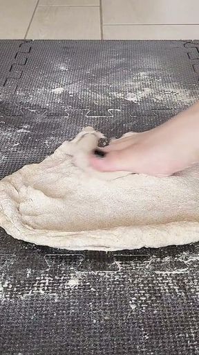 Squishing Pizza Dough