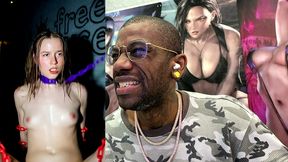 bound free use white teen girl bouncing on a cock in an alleyway, ai generated