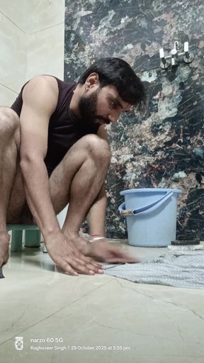 Desi Bathroom Cleaning