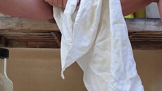 Outdoor public flashing: white hot cum