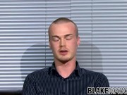 Naughty tattooed UK amateur Kurt jerking off cock and cums