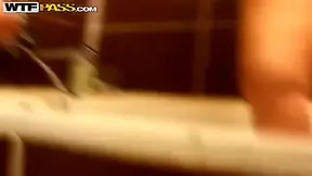 teen 18+ pretty prostitute Ester fucks wild in her shower