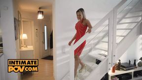 Dirty POV - Spicy surprise tryst with hubby's wife Karina King and hawt maid Alyssa Bounty