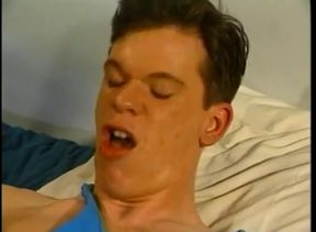 Fucking his boyfriends ass on the bed