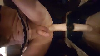 Cross Dresser rides monster 10 inch toy!