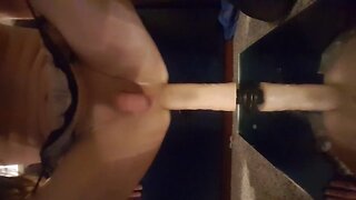 Cross Dresser rides monster 10 inch toy!