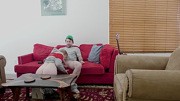 Stepmom offers ass to appease mad stepson