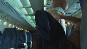 puma swede and linsey mckenzie go lesbian during a cross atlantic flight