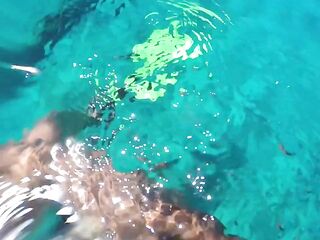 Scuba-diving sex - Sex in public