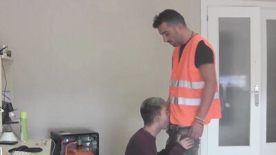 Cock hungry Latino teen sucks stranger's prick and gets shagged