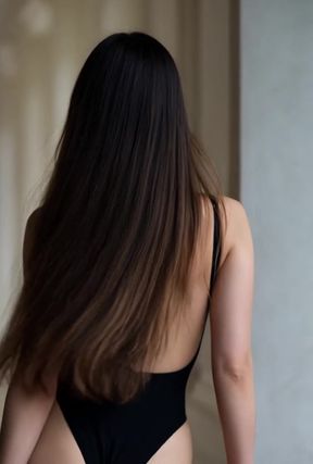 Curvy girl shows off her big boobs and ass