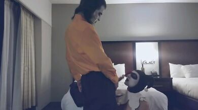 Harley Quinn Choked Squirted Real Orgasm Facefucked roleplay this Halloween