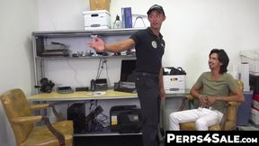 Perps4Sale.com - AJ Sloan & Rave Harddick - BBC jock officer AJ Sloan blows and rims