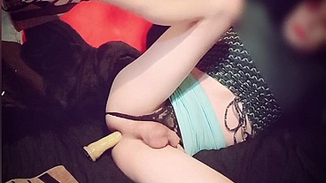 Linda jovencita LadyBoy Caliente #46 - Penetrada por el Culo - Masturbacion Anal Jovencita - LadyBoy - Joven Mariquita Caliente - RubyQueen