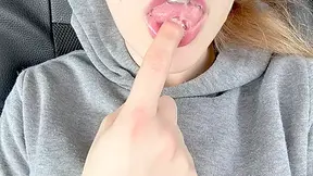 Horny Teen 18+ Girl Masturbates In Car