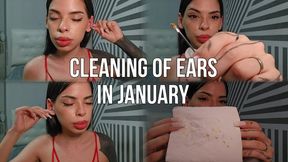Cleaning of ears in January