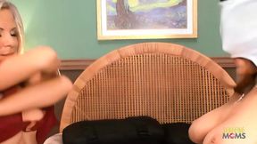 Two Super Hot Sluts Go Wild, Slamming Cocks & Conquers Their Holes
