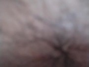 A hairy Japanese man masturbates while squatting. Super up-anal