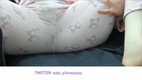 MASTURBATION IN PAJAMAS - PUSSY CARESSING IN PAJAMAS