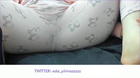MASTURBATION IN PAJAMAS - PUSSY CARESSING IN PAJAMAS