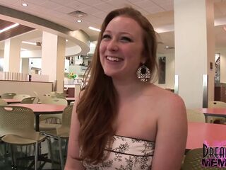 Large Natural Boobs Bare on a Local College Campus