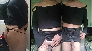 My girlfriend slept and I took the opportunity to be sexy for her