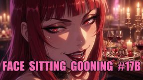 Face Sitting Gooning #17B: Enveloped by My Heavy Divine Weight (Animated)