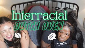 Interracial Dutch oven - No escaping these eggy farts w Scarlettfarts