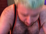Gainer stuffing dildo + apple pie